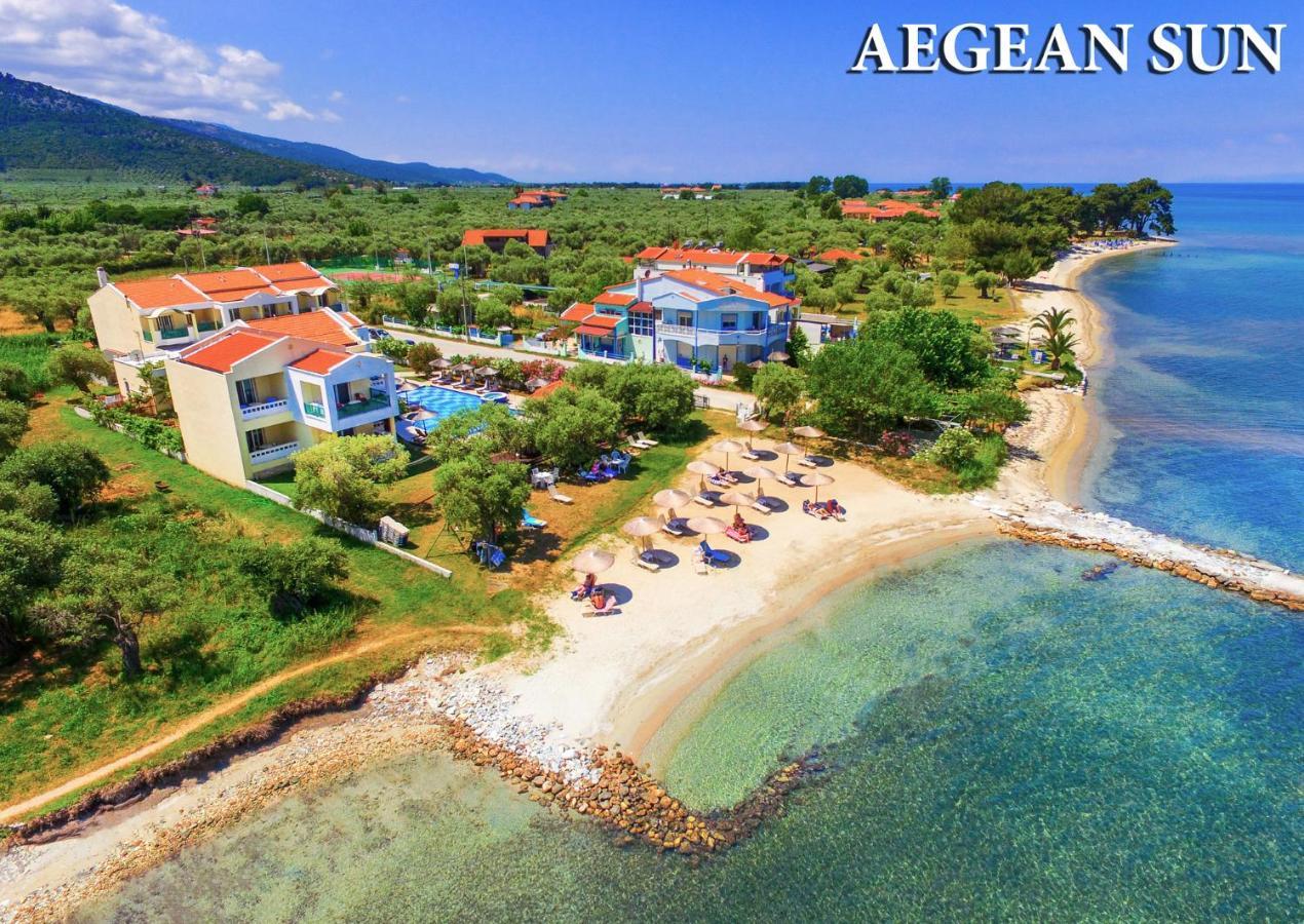 Aegean Sun Apartments Skala Rachoni  Bagian luar foto