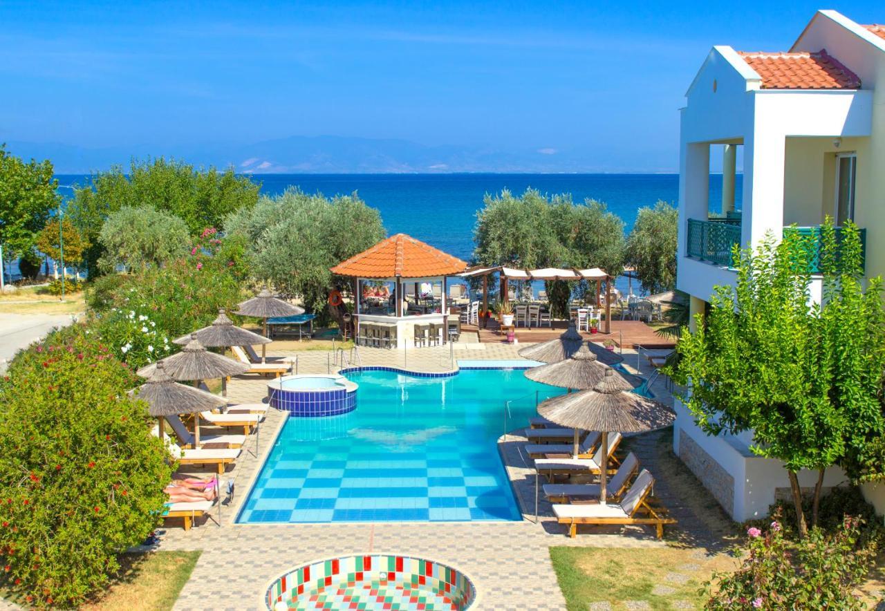 Aegean Sun Apartments Skala Rachoni  Bagian luar foto
