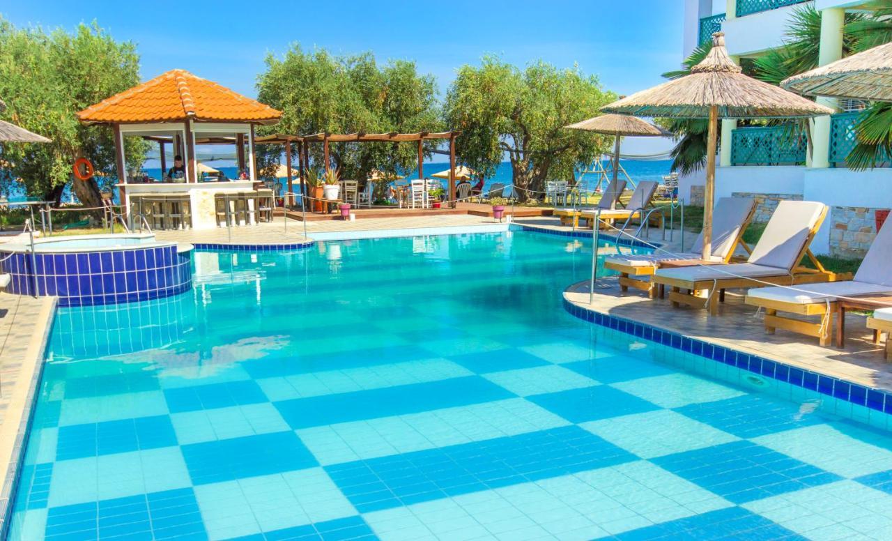 Aegean Sun Apartments Skala Rachoni  Bagian luar foto